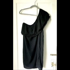 Xhilaration NWOT One Shoulder Ruffle Sheath Dress